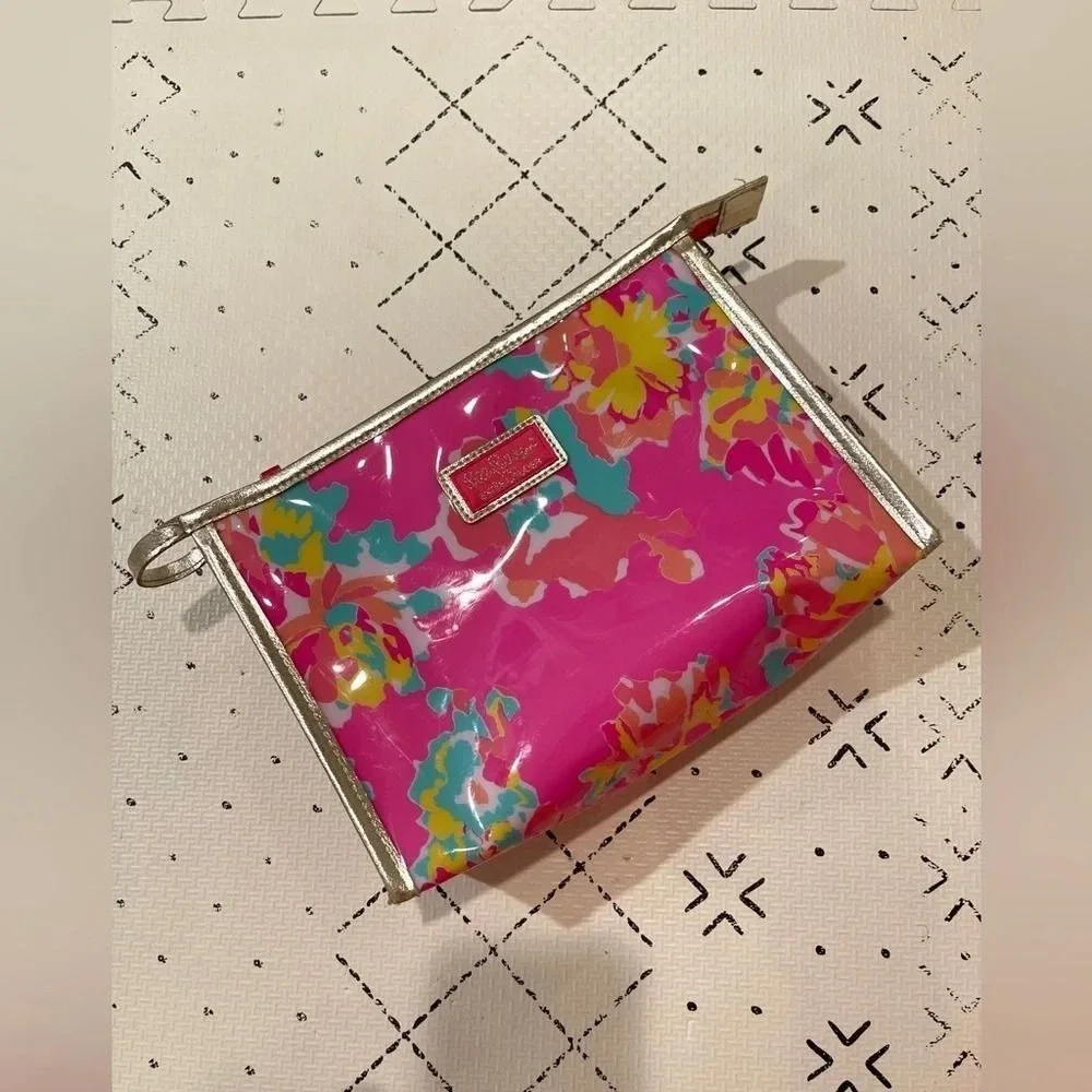 Lilly Pulitzer‎ For ESTEE LAUDER Floral Print Waterproof Cosmetic Bag